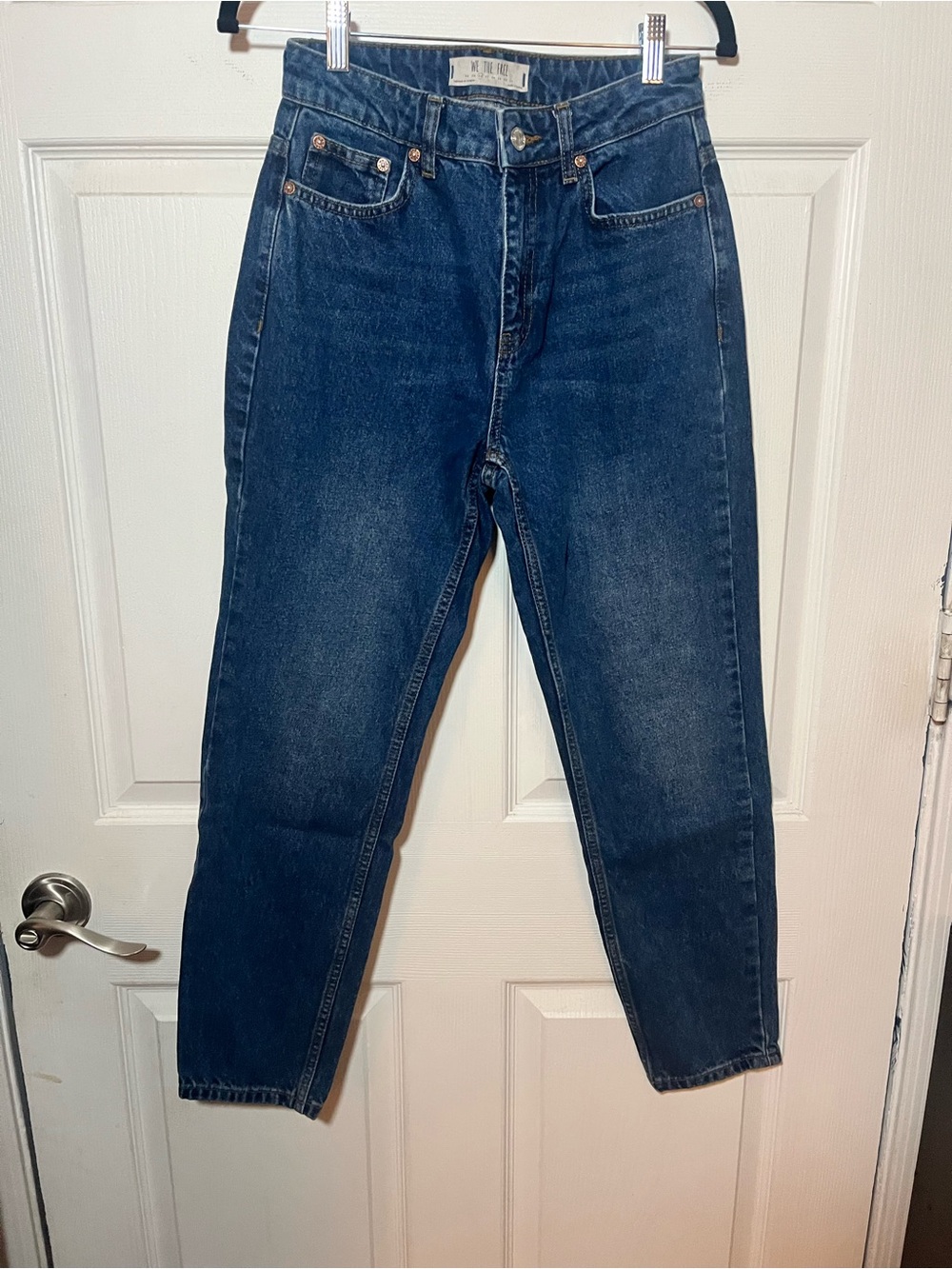 We The Free medium blue high-rise denim jeans